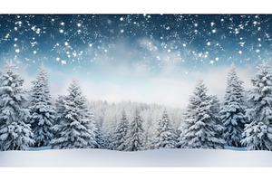 winter holiday snow background ai, a Holiday Photo by pikepicture