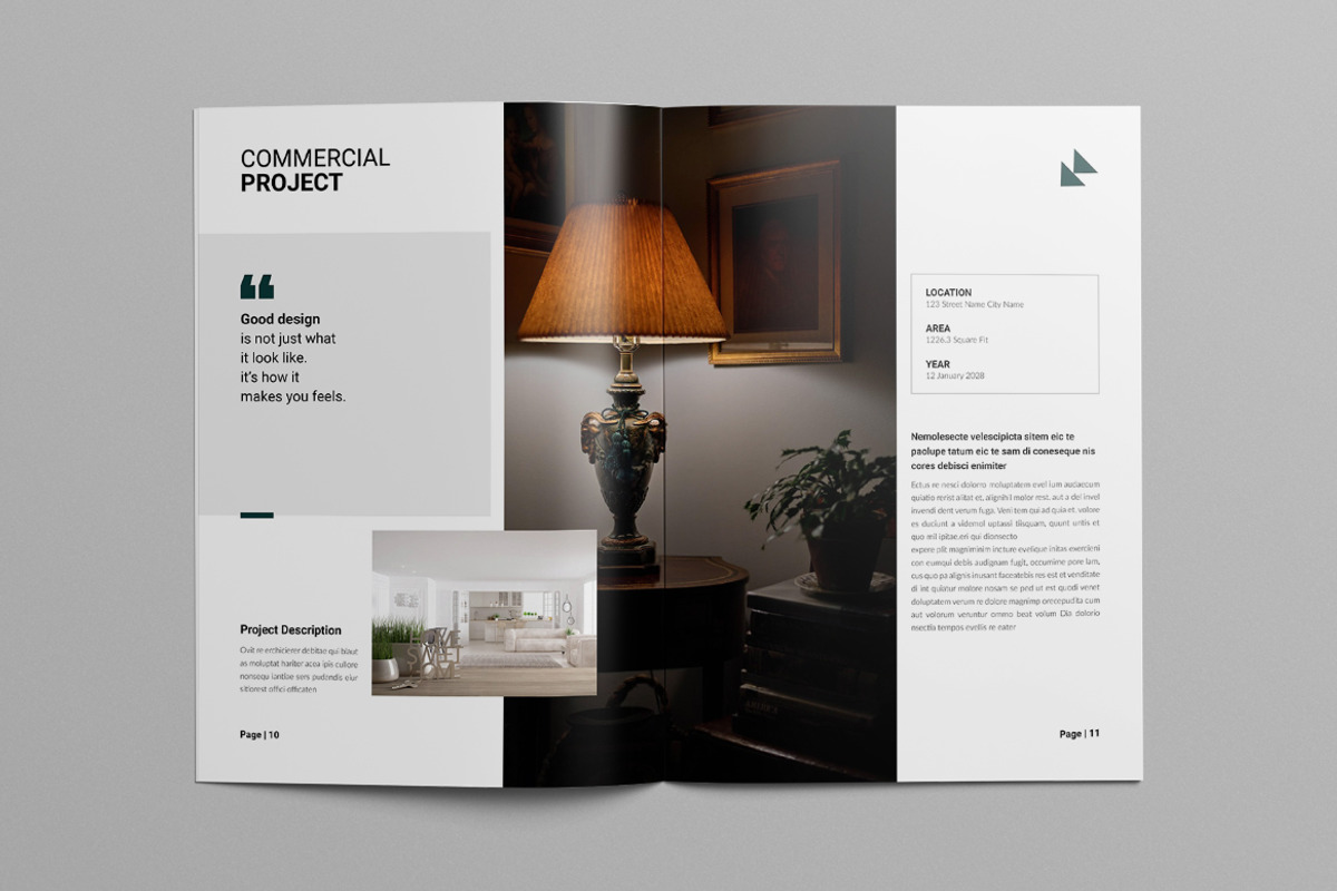 Interior Portfolio Brochure | Canva, a Brochure Template by Pixelpick (Photo 6 of 9)