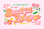 The Beautiful Lettering Collection, a Script Font by Vintage Division (Thumbnail 23 of 25)