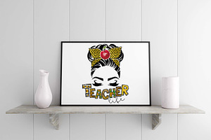 Teacher Life Apple Headband Png