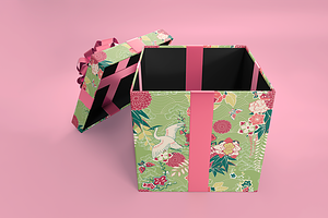 Blank Giftbox Mockup