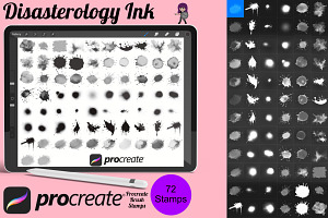 Splash Splatter Marks Set 3 Stamps