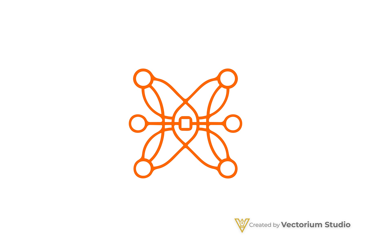 Abstract Network Connection Logo, a Branding & Logo Template by Vectorium Studio (Photo 13 of 16)