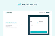 Wealthy Wave - Fintech Landing Page, a Landing Page Template by okey-ikechukwu (Thumbnail 5 of 6)