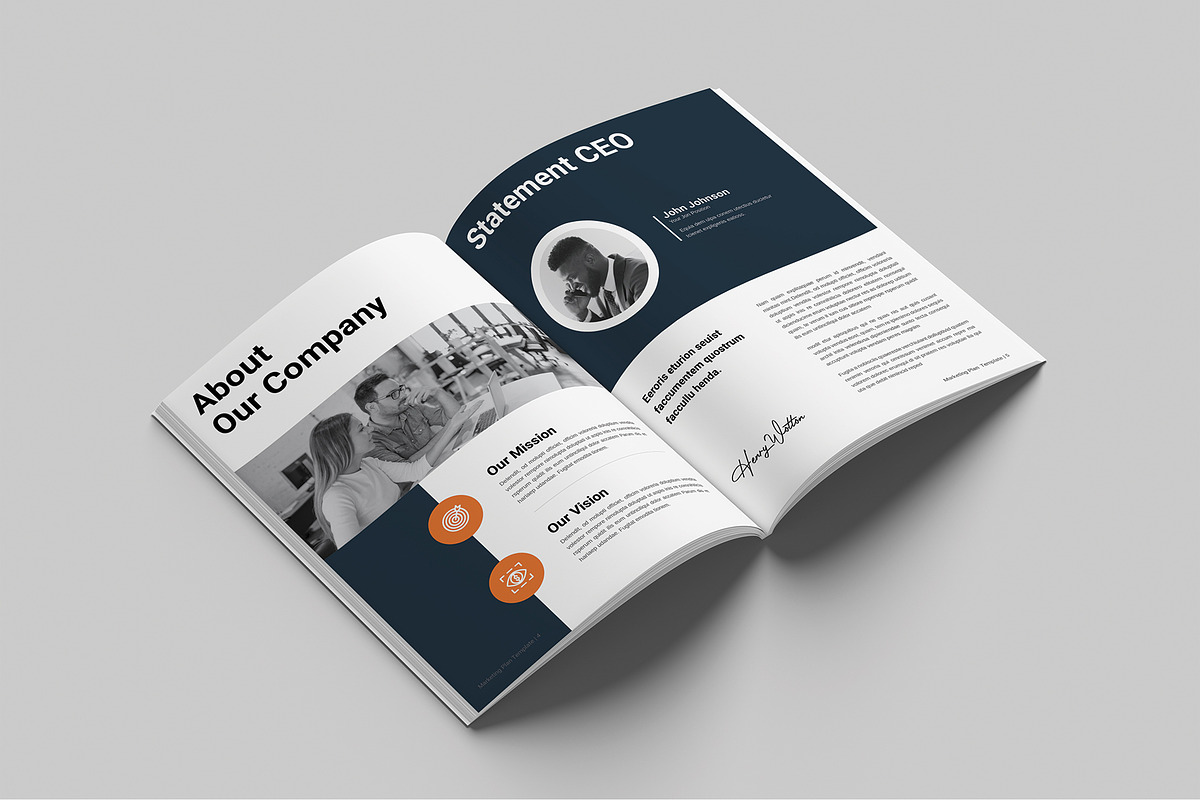 Marketing Plan Template, a Brochure Template by Cleffon_Graphic_Studio (Photo 3 of 9)