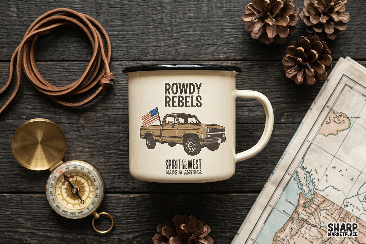Rowdy Rebels Spirit Of The West, an Object Graphic by SharpMarketplace (Photo 3 of 4)