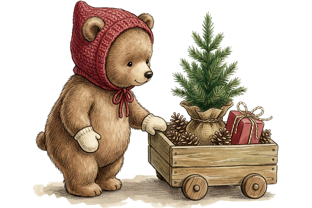 Cozy Winter Animals Clipart Bundle, an Animal Illustration by T-shirt Pond (Photo 3 of 26)