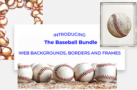 The Baseball Bundle, a Background Graphic by karenfoleyphoto
