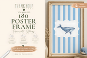 Poster Frame Stamps for Procreate, a Brush Add-On by HopeArtIllustration (Thumbnail 11 of 13)