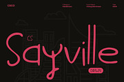 CS Sayville Drawn, a Handwritten Font by Craft Supply Co. (Thumbnail 1 of 8)