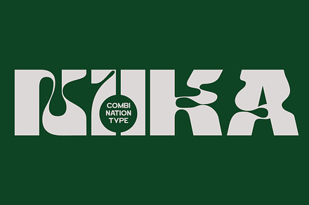 Niika Combination Font, a Sans Serif Font by Khoir