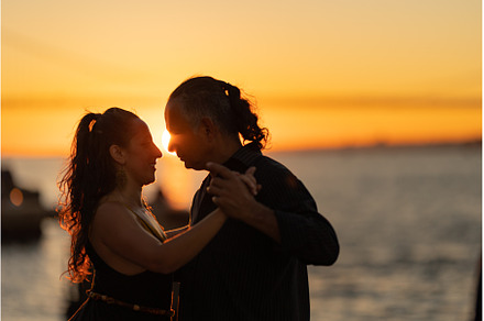 Close-up of couple embracing at, a Person Photo by Barcelona_dreams