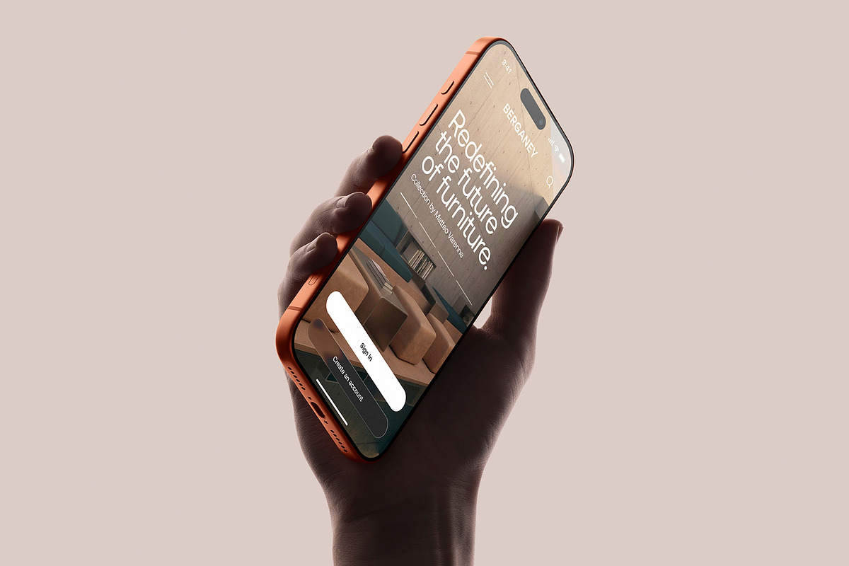 24 iPhone 17 Pro in Hand Mockups, an iPhone Mockup by Asylab (Photo 53 of 107)