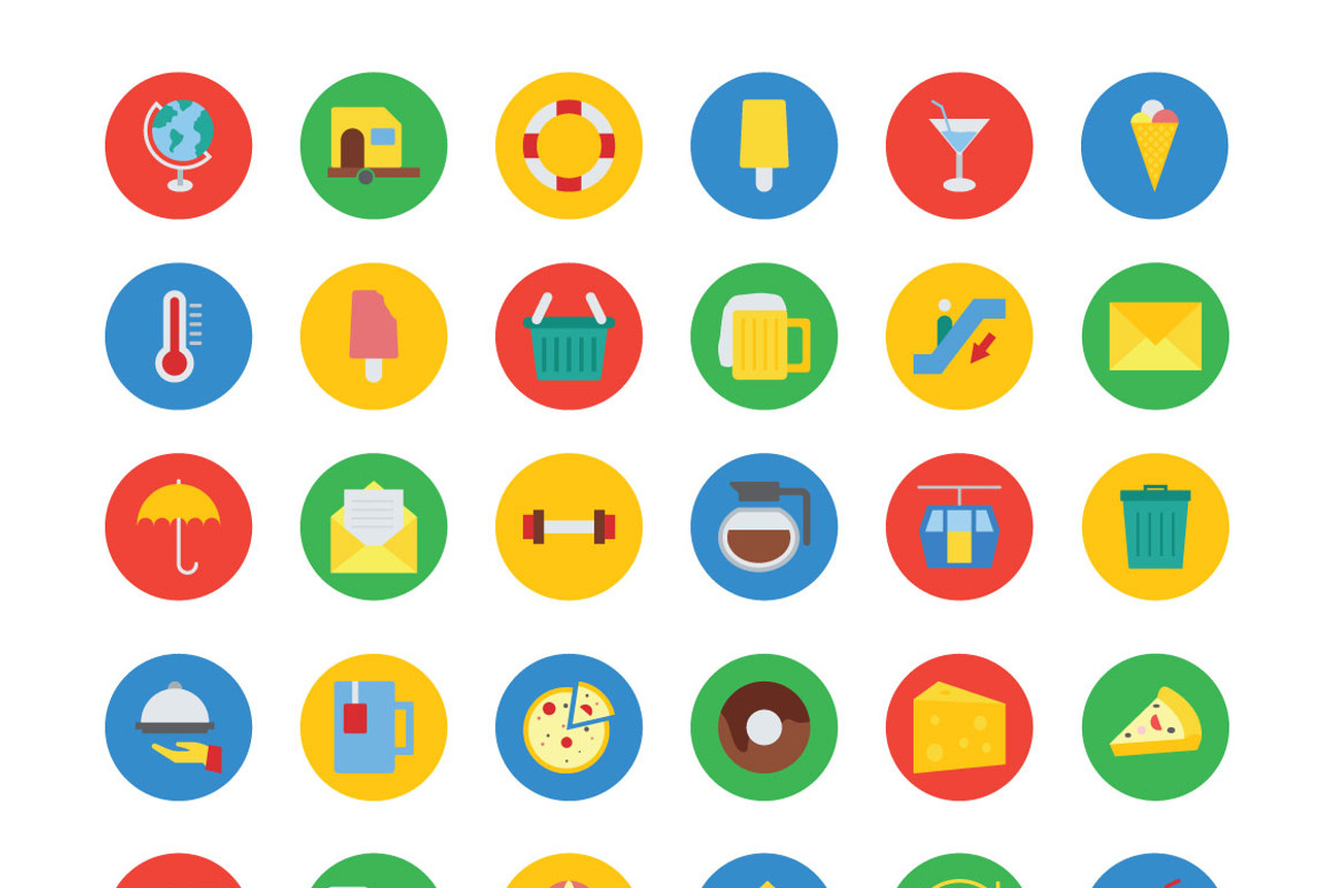 100+ Flat Hotel and Restaurant Icons, an Emoji Icon by Creative Stall (Photo 5 of 5)