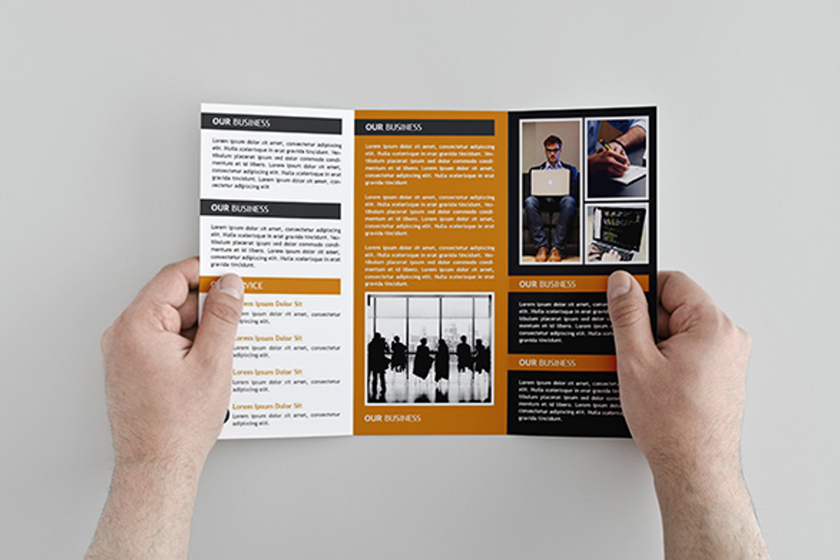 Simple Trifold Brochure, a Brochure Template by assaiv (Photo 4 of 7)