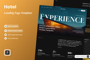 Celestia-Prestige Hotel Landing Page, a Landing Page Template by SLAB! Design