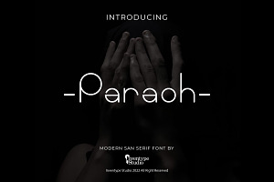 Paraoh - Classy San Serif Font