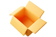 Open empty cardboard box with flaps, an Object Illustration by Abscent (Thumbnail 2 of 3)