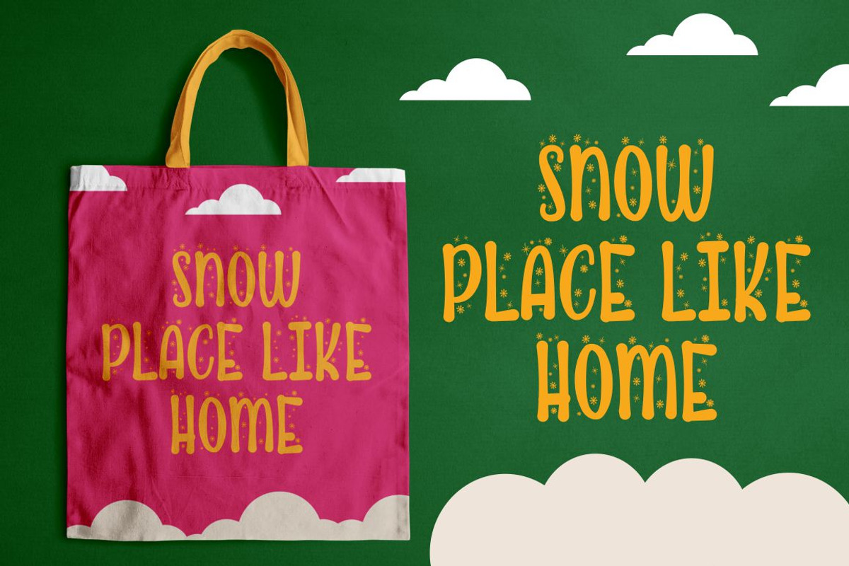 Cute Snow - Quirky Winter Font, a Font by PutraCetol Studio (Photo 16 of 18)