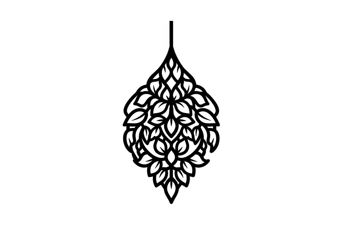 Hanging Mandala Ornament Vector Bund, an Illustration by musafir_fashion (Photo 45 of 51)