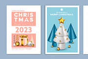 Set of 12 Christmas cards, a Card Template by Creative Graphics (Thumbnail 7 of 8)