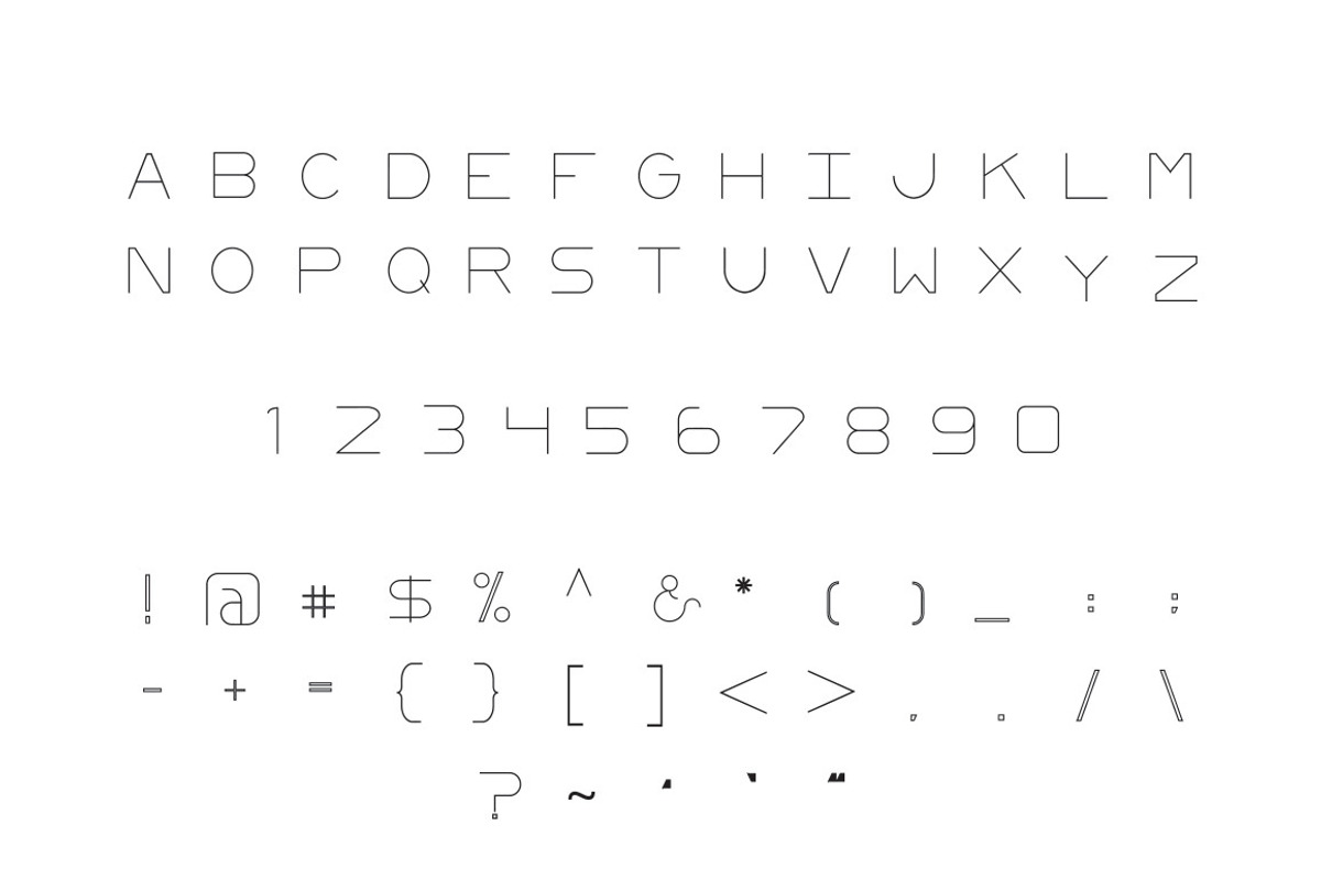 SIMON Thick & Thin Display Font preview 3