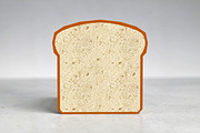 Bread slice - 3d papercraft, a Print Template by PAPER amaze (Thumbnail 5 of 5)