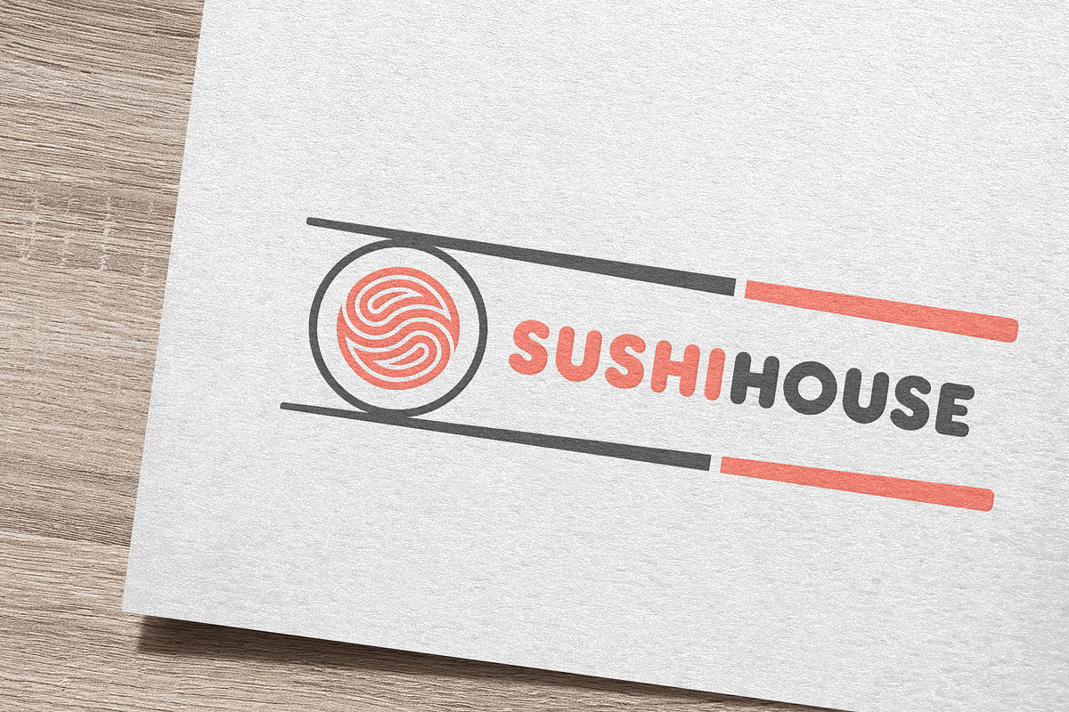 Sushi House Logo, a Branding & Logo Template by IKarGraphics (Photo 1 of 3)