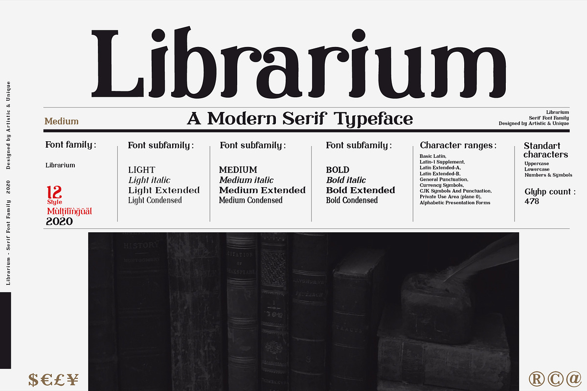 Librarium - Serif Font Family