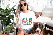 Christmas Gnome PNG Christmas Patchw, an Illustration by designcity5 (Thumbnail 2 of 8)