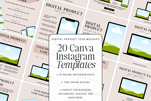 Digital Product Tech Mockups
