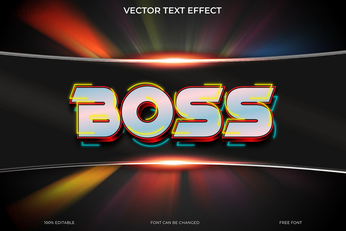 Eps 3D Text Effect Boss, an Action Add-On by Imamul001