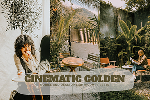Cinematic Golden Lightroom Presets