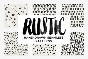 Rustic Hand-Drawn Patterns Vol 1