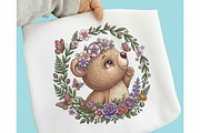 Cute Teddy Bear Sublimation Design, an Illustration by designcity5 (Thumbnail 1 of 4)