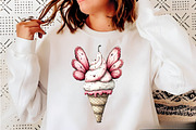 Whimsical Summer Ice Cream Clipart B, an Illustration by SVGArt (Thumbnail 3 of 9)