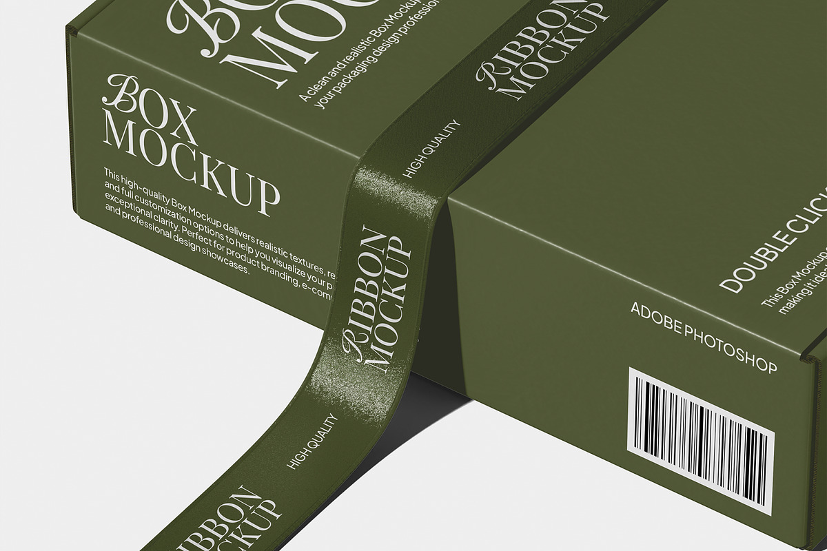 Ribbon Mockup, a Packaging Mockup by Unerispace (Photo 2 of 5)