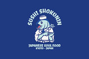Sushi Shokunin Logo Template, a Branding & Logo Template by Kreasi Malam (Thumbnail 2 of 4)