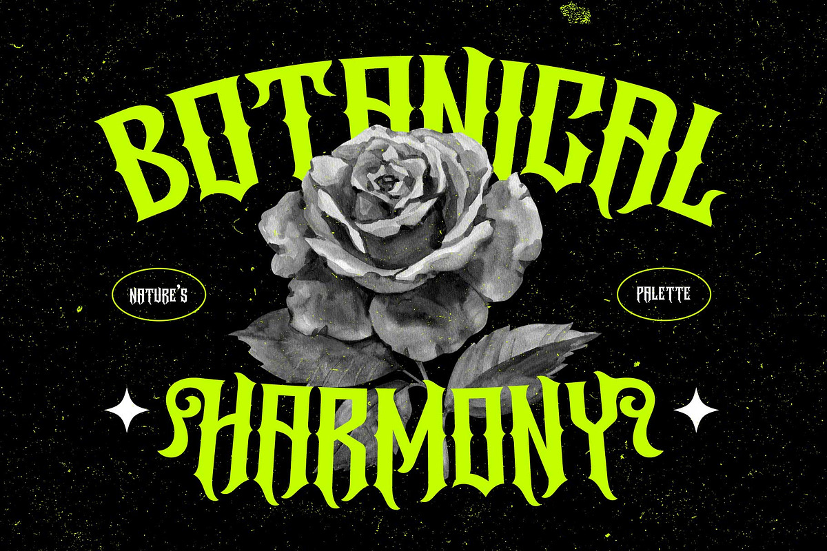 Underock - Blackletter Style, a Blackletter Font by Arterfak Project (Photo 4 of 11)