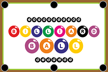Billiard Ball - Bubble Font Types