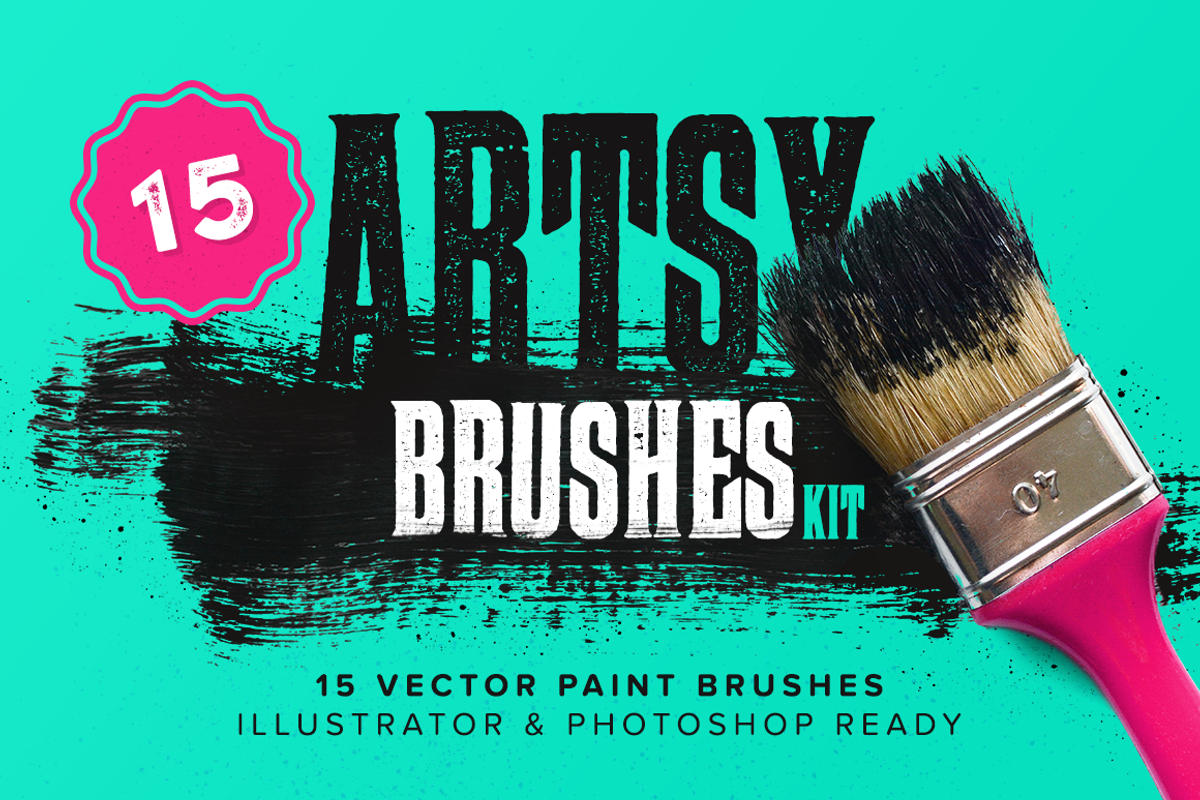 Artsy Paint Brushes Kit