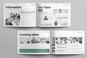 Annual Report Template Landscape, a Brochure Template by E-Type (Thumbnail 3 of 7)