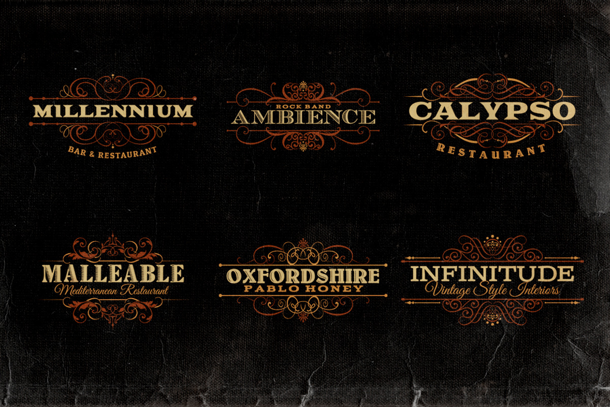 Ornamental Headers & Frames v.2 preview 5