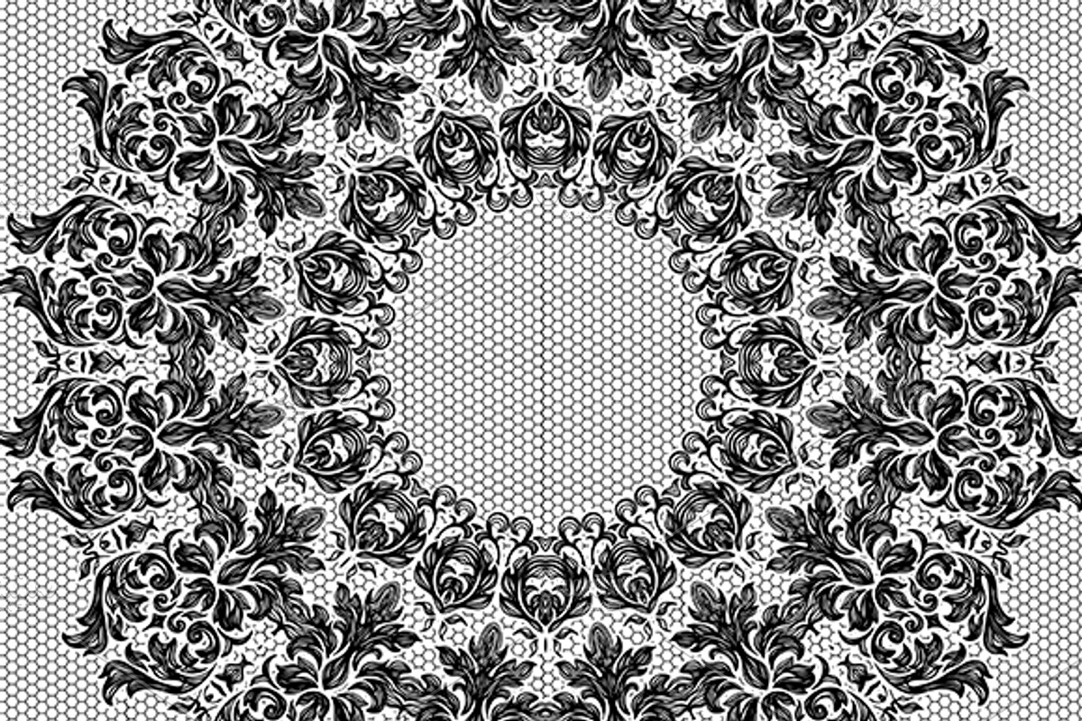 Vintage lace background preview 4