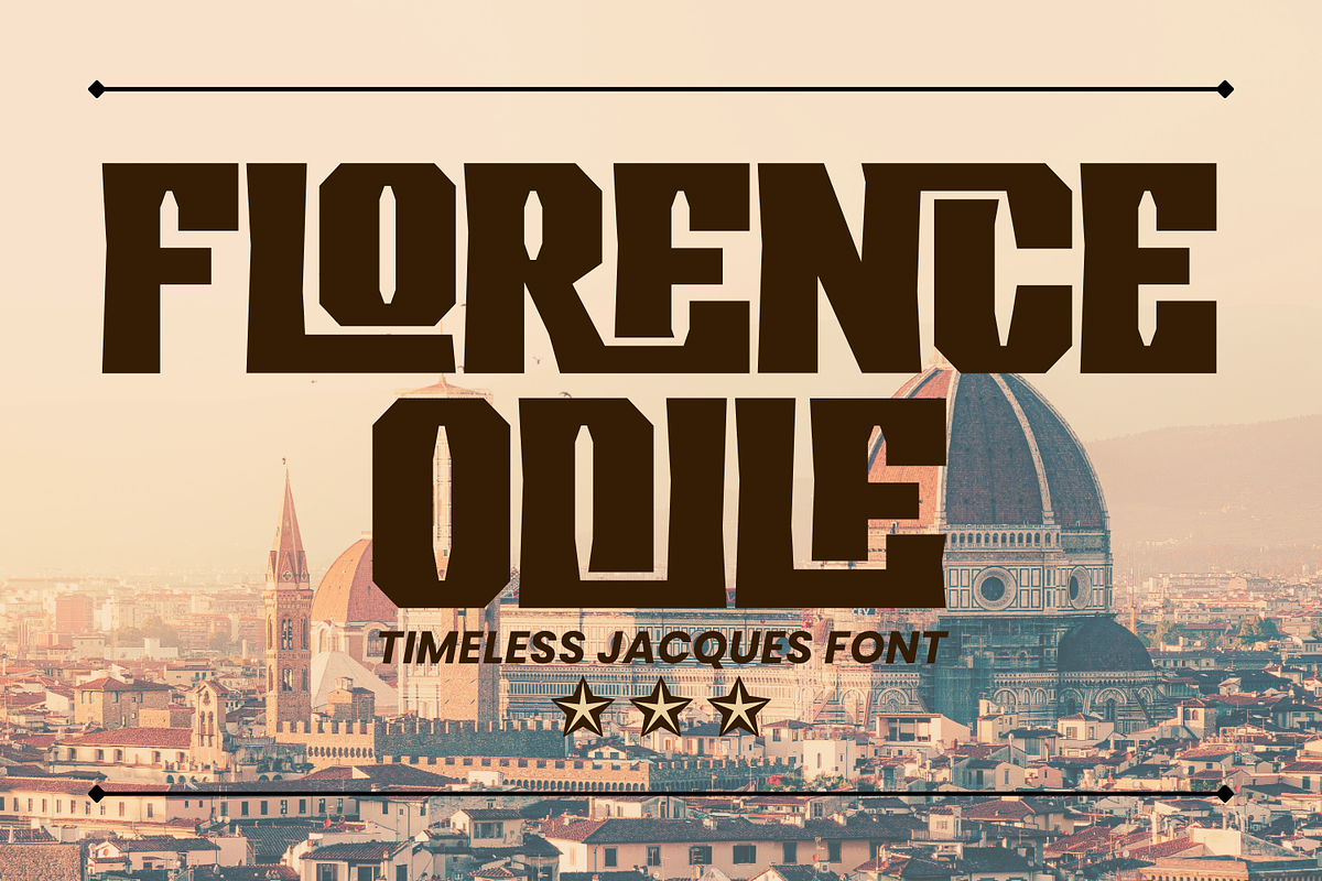 Timeless Jacques - Retro Futuristic, a Sans Serif Font by 177Studio (Photo 2 of 8)