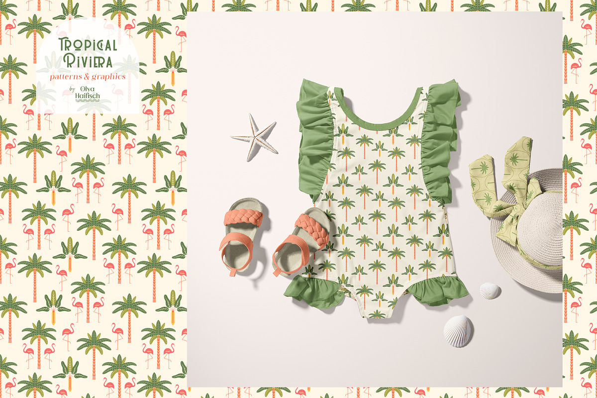 Tropical Riviera Patterns & Graphics, a Pattern Graphic by Olya Haifisch (Photo 9 of 13)