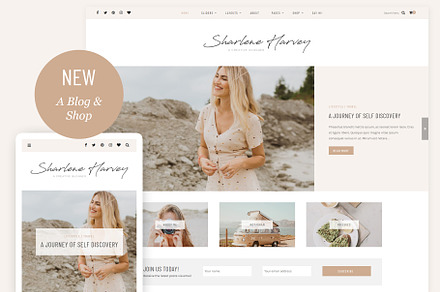 Sharlene - A Personal Blog Theme, a WordPress Template by GiaThemes