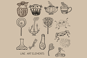 spooky cute ghost Halloween clipart, a Seasonal Illustration by FaliushViktoriaArtist (Thumbnail 5 of 14)