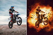 Explosion Effect Photoshop Action, an Action Add-On by Hubzway (Thumbnail 2 of 10)