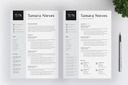 Simple Resume Template / 4 Pages, a Resume Template by SalientResume (Thumbnail 3 of 5)